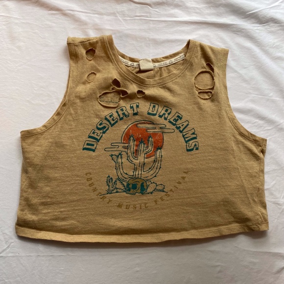 Cropped Tank Tee - Picture 1 of 3
